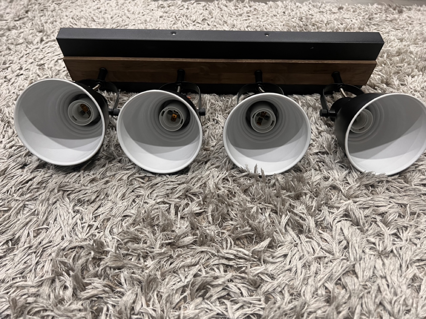 Four-Light Industrial Farmhouse Pendant Light Fixture - photo 2