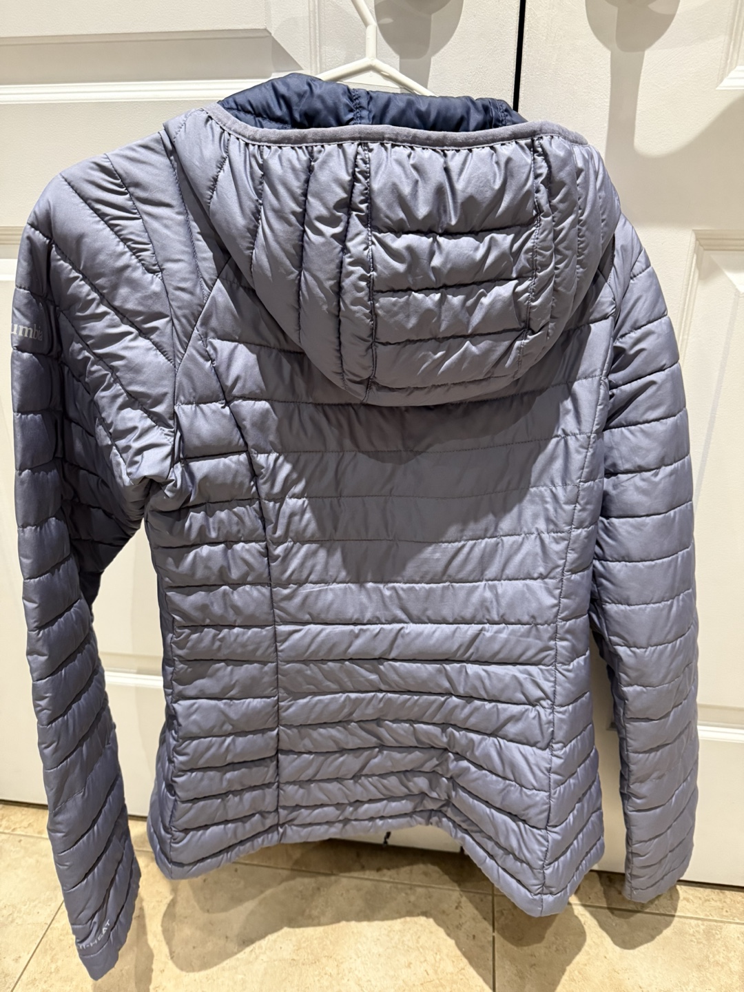 Columbia Women's Gray Puffer Jacket with Hood, Size Small - photo 2