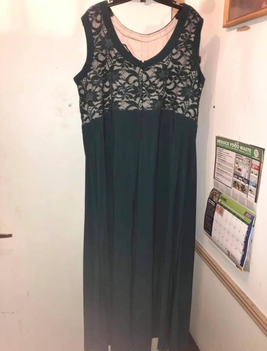 New Noir Emerald Lace Dress Plus Size 22 image indicator(2)