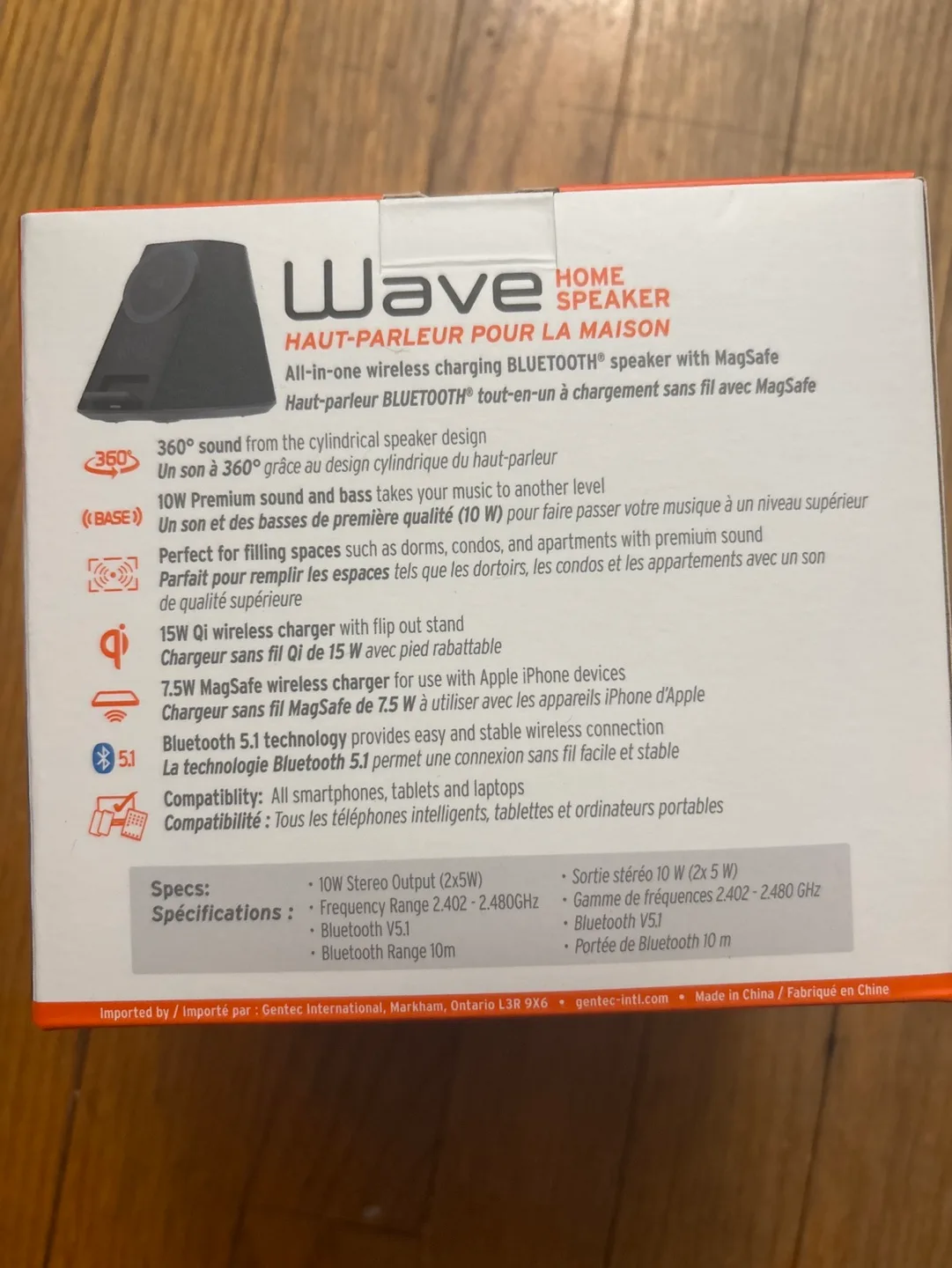 iQ Wave Home Speaker with Wireless Charging image indicator(3)