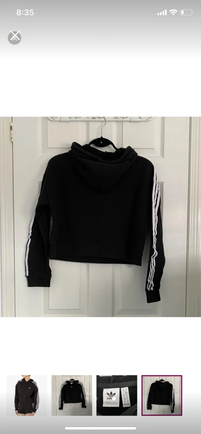 Adidas Cropped Hoodie image indicator(3)