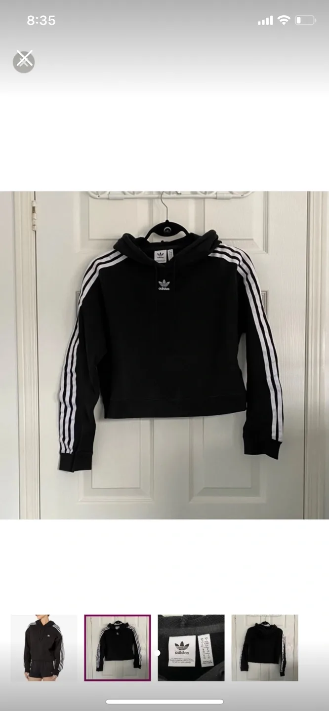 Adidas Cropped Hoodie image indicator(4)