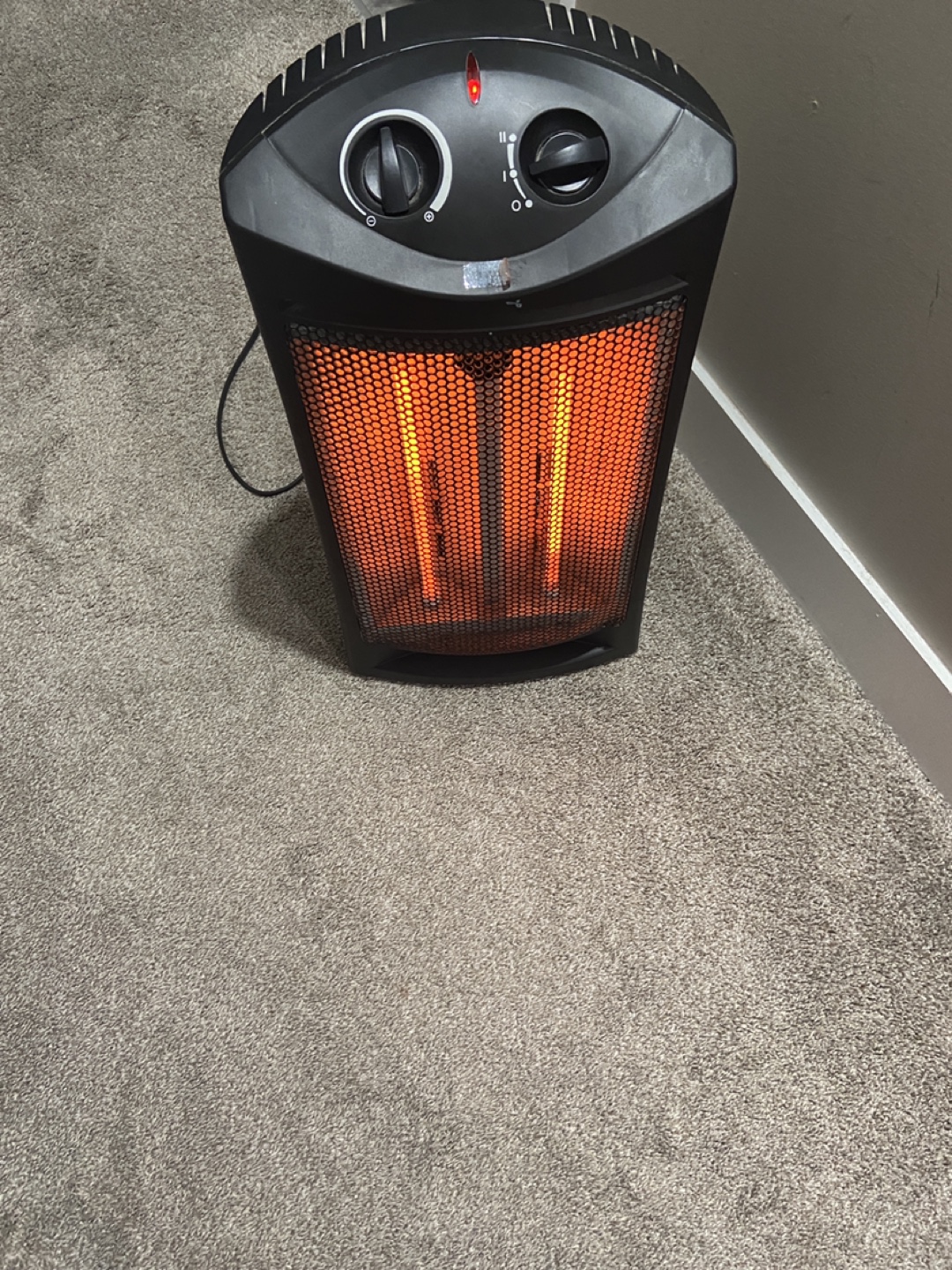 Two Electric Heaters - One Black, One White - photo 3