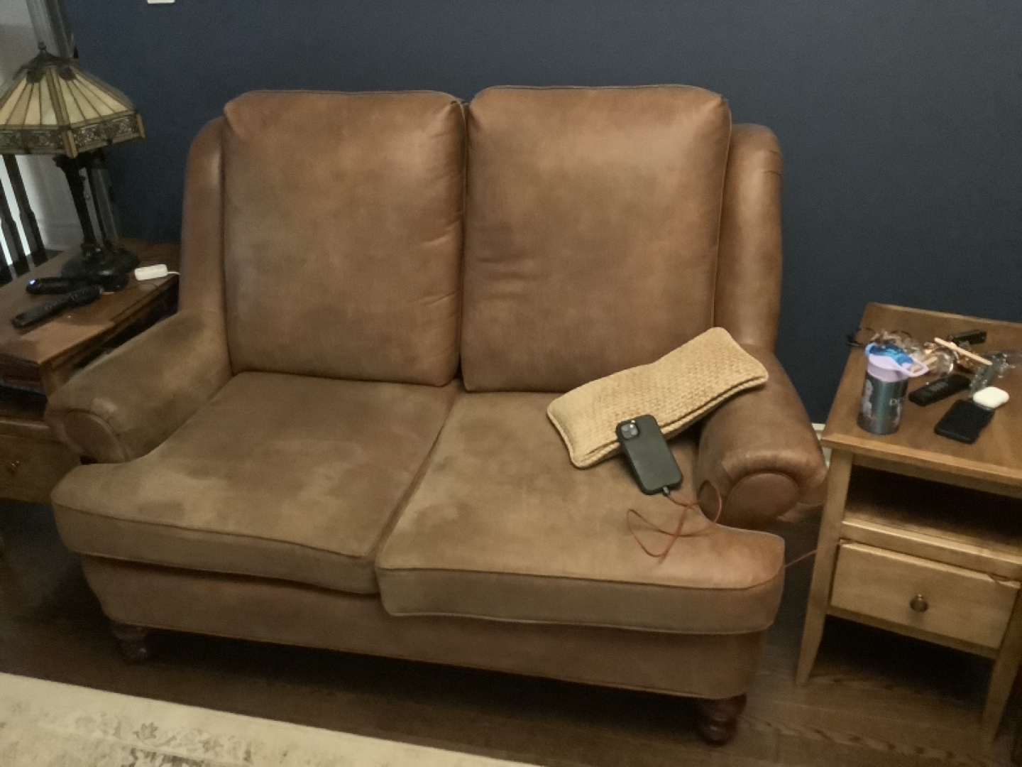 Loveseat & Ottoman