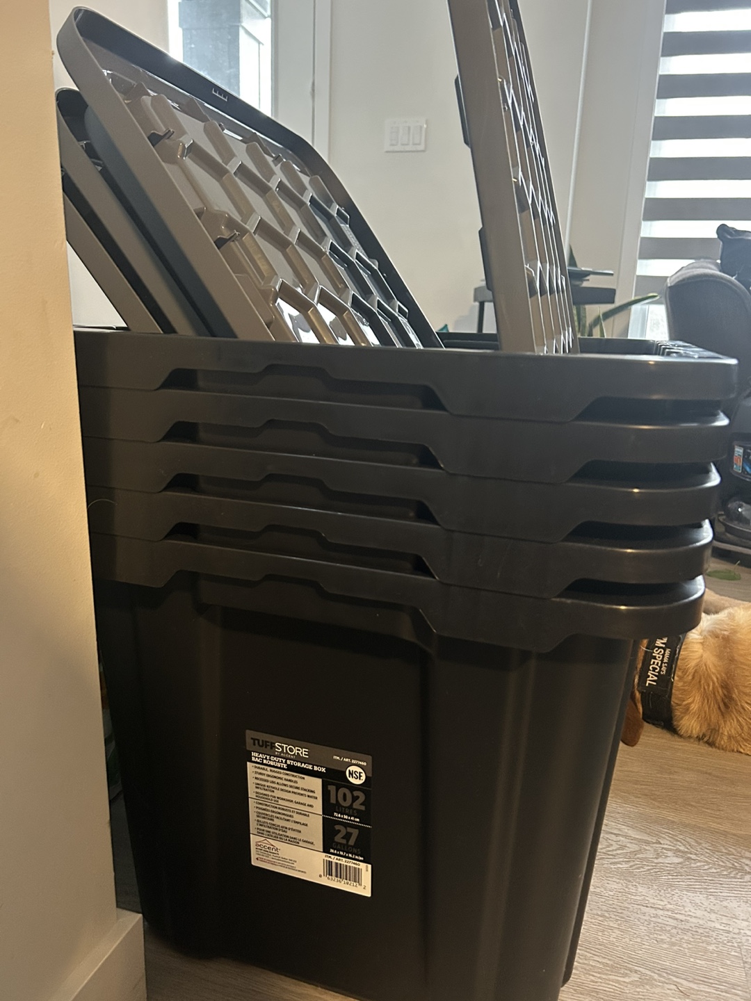 Tuff Store Heavy-Duty Storage Boxes