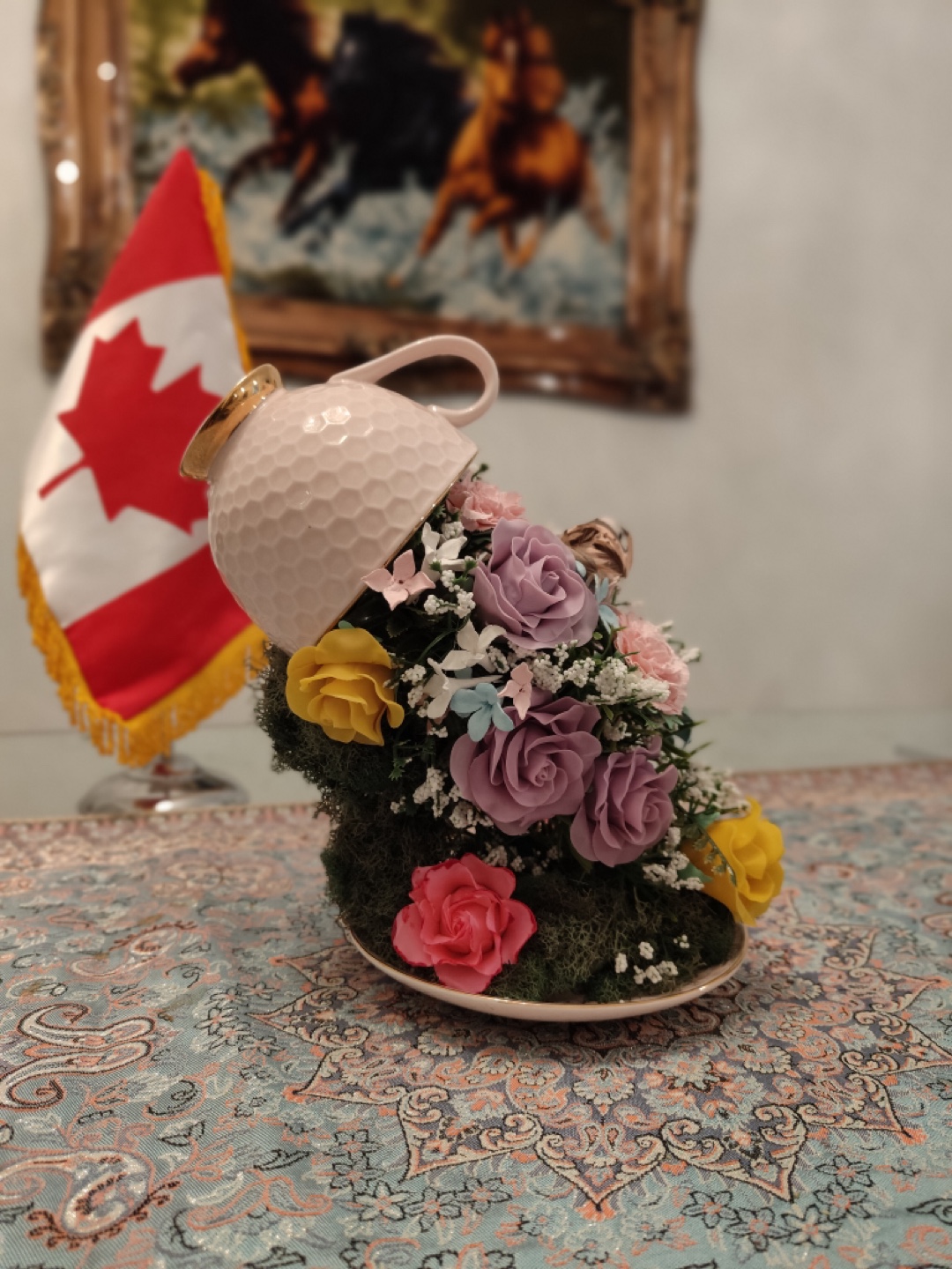Unique Floral Teacup Arrangement - Perfect Gift