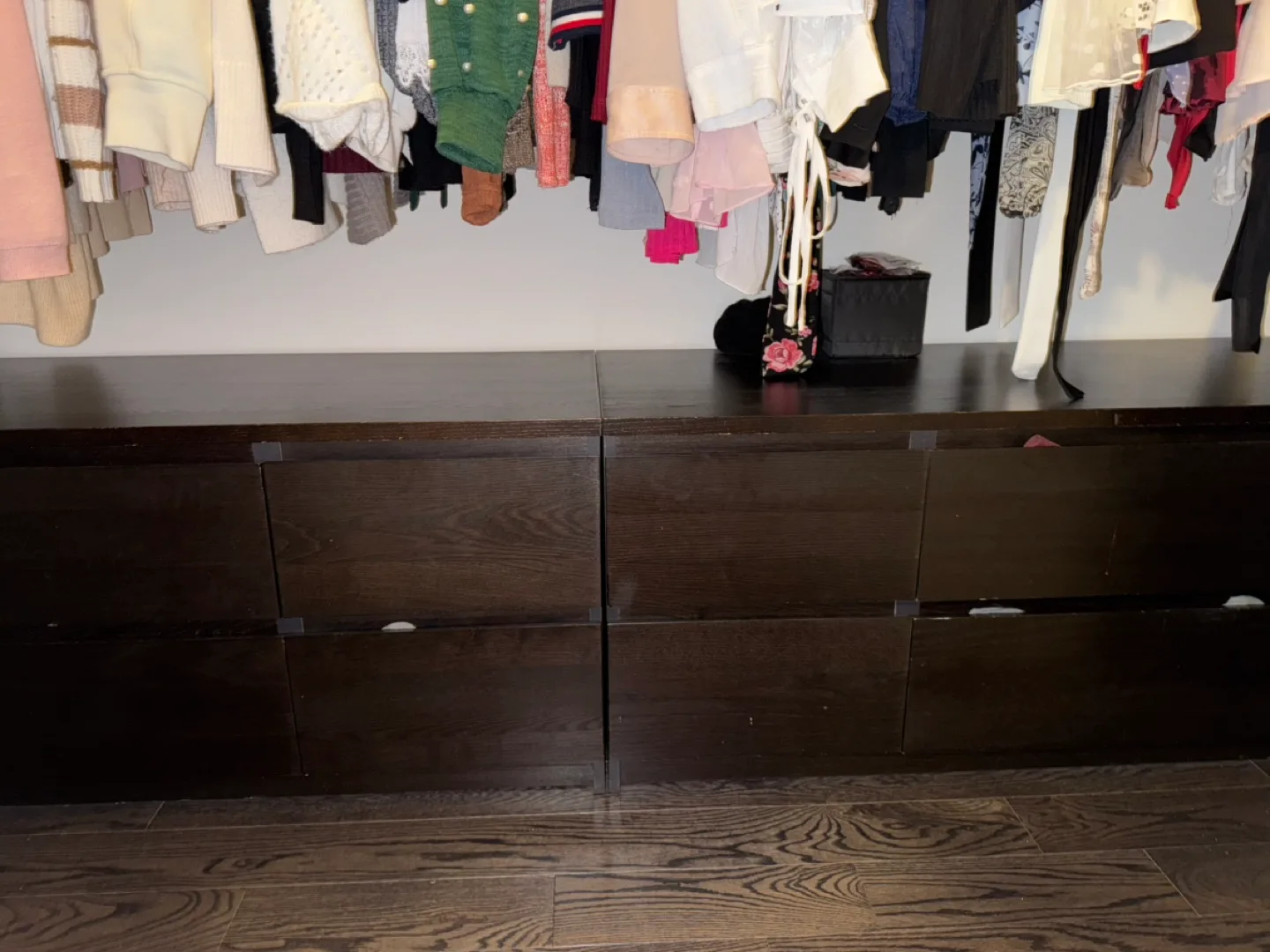 Dark Brown 4 drawer Dresser image indicator(2)