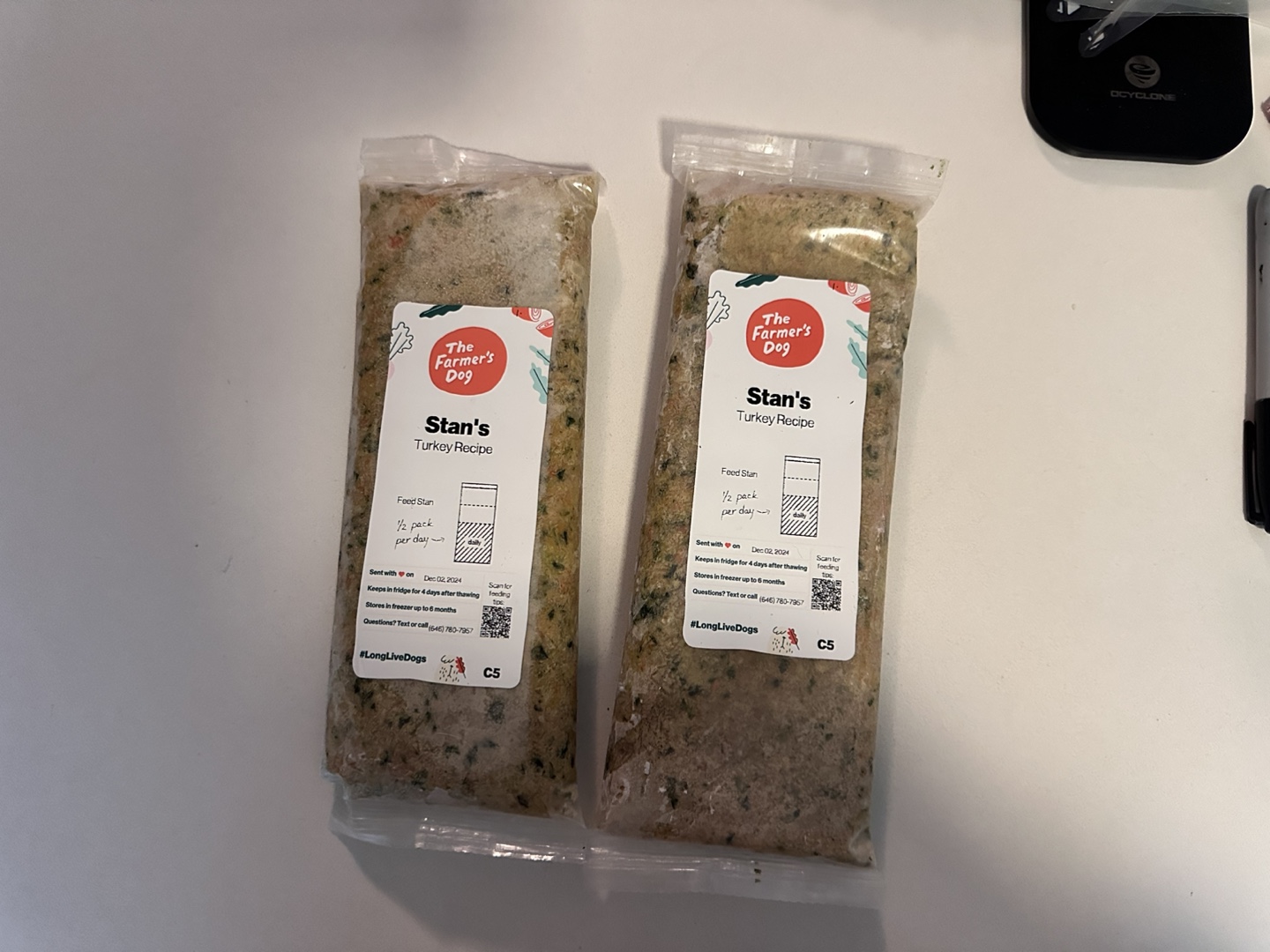 The Farmers Dog Food Turkey Recipe (2 packs) 💚