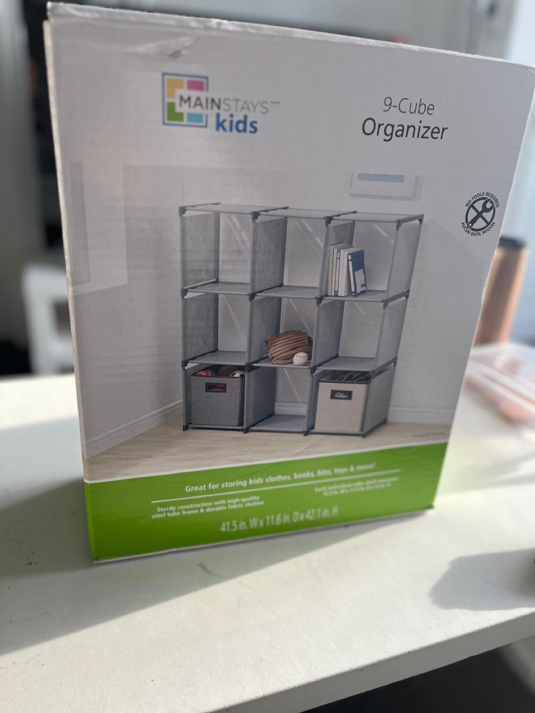 Mainstays Kids 9-Cube Organizer
