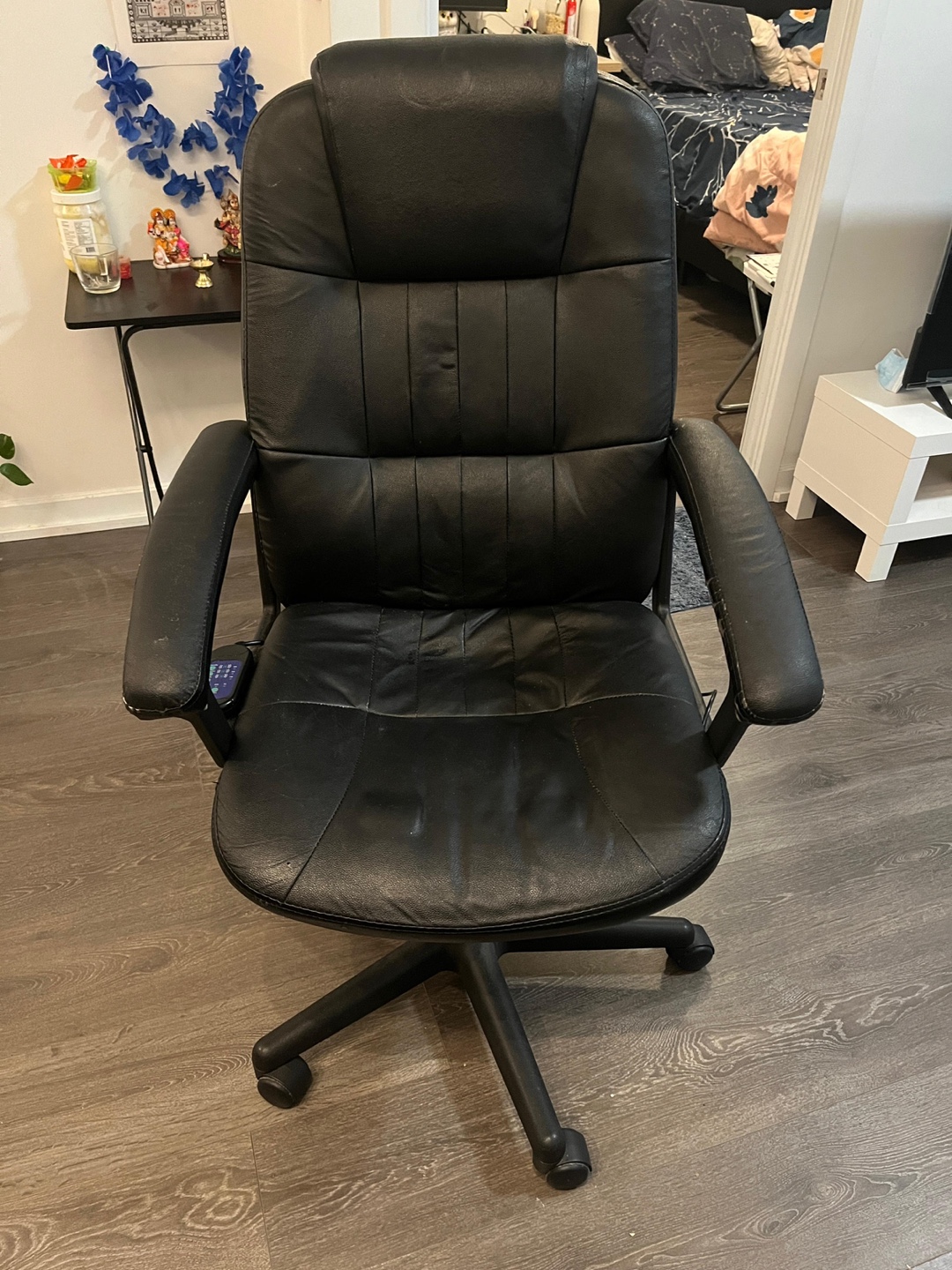 Black Leather Executive Office Chair