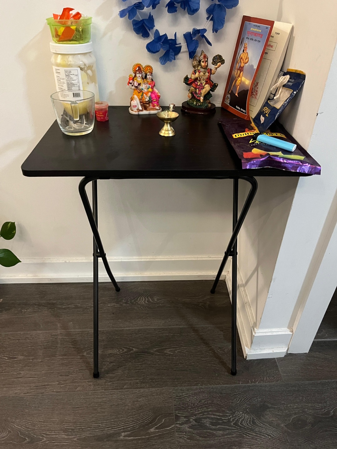 Black Foldable Table