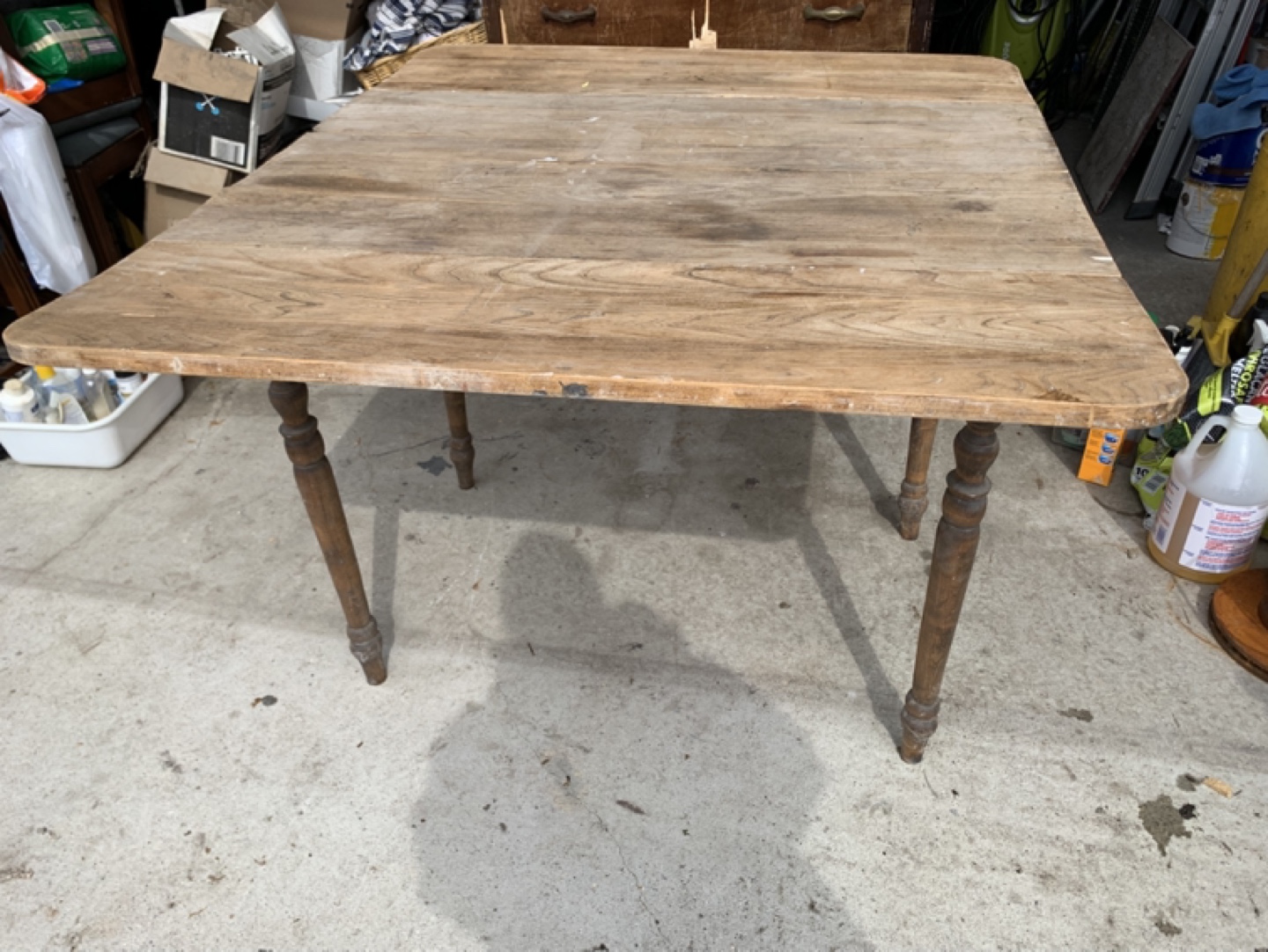 ANTIQUE DROP LEAF TABLE - photo 4