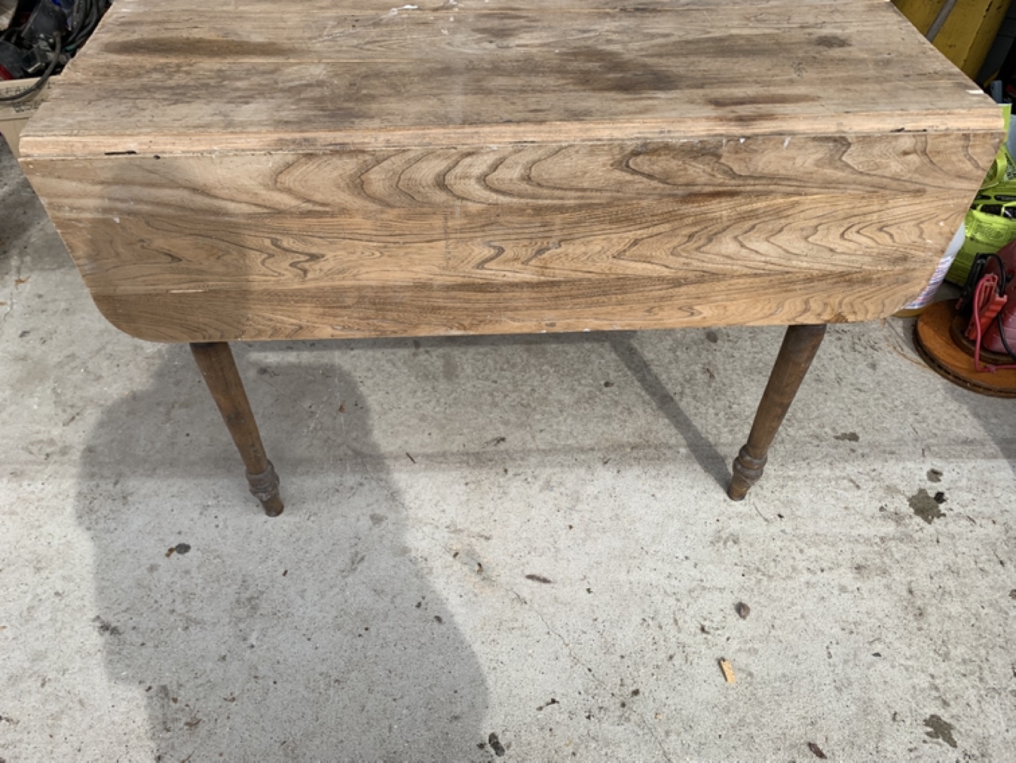 ANTIQUE DROP LEAF TABLE - photo 2
