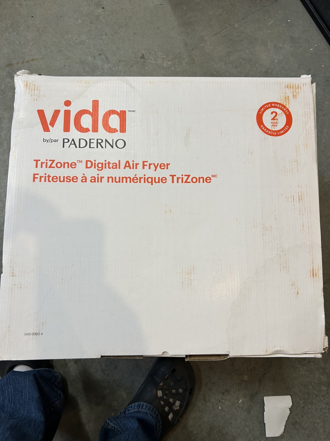 Paderno Vida TriZone Digital Air Fryer - New in Box - photo 4