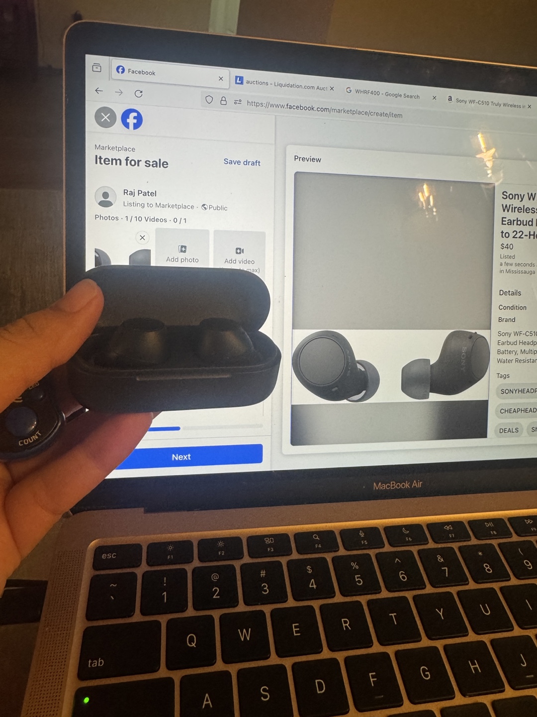 Sony WF-C510 Truly Wireless Earbud Headphones - photo 2