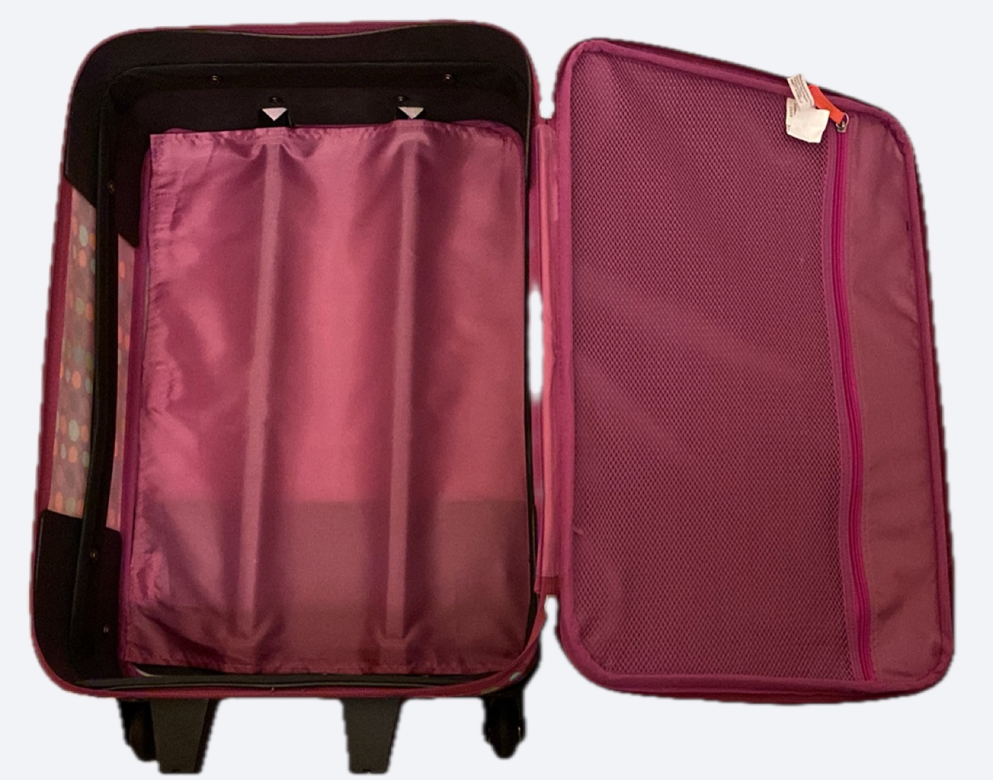 Rolling Carryon Suitcase - Multicoloured Polka Dot - photo 3