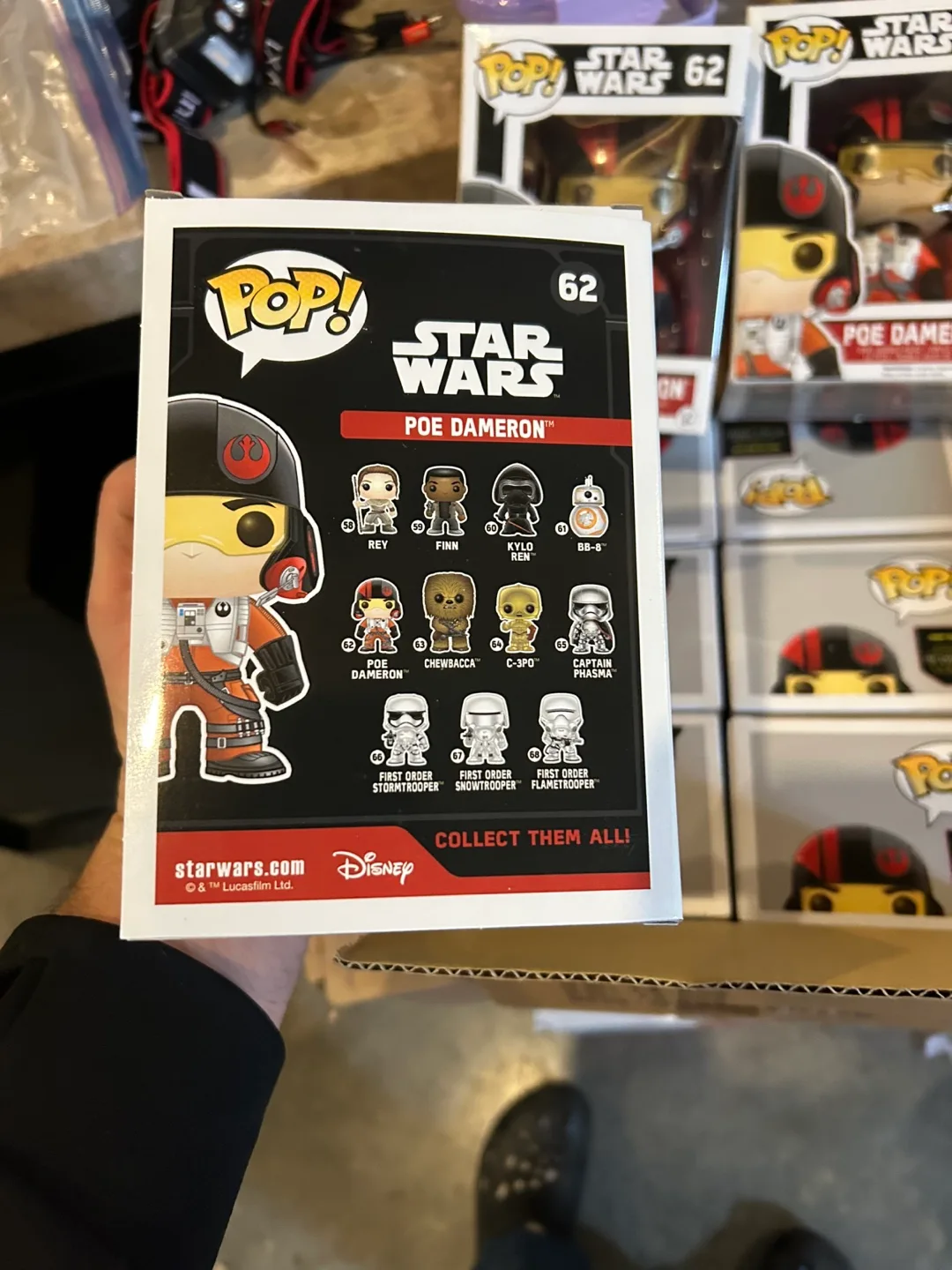 Funko Pop! Star Wars Poe Dameron #62 (x7) image indicator(2)