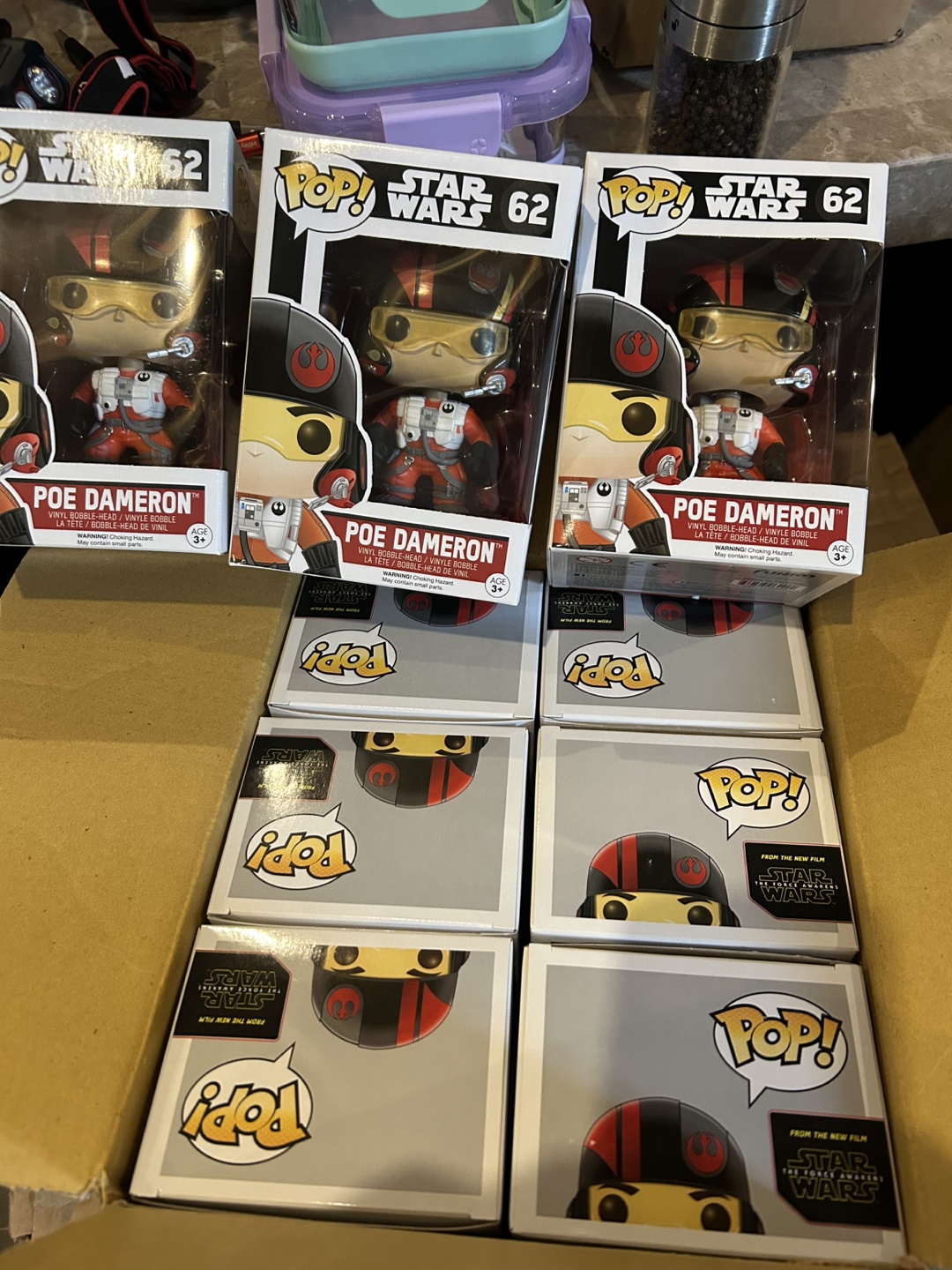Funko Pop! Star Wars Poe Dameron #62 (x7)