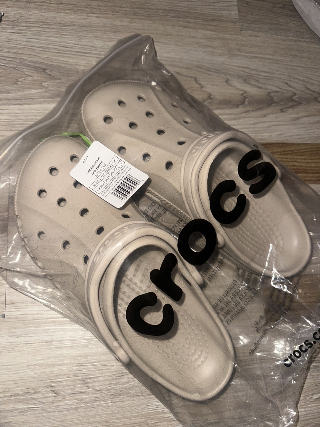 Crocs Bayas - Cobblestone - Unisex Size M11