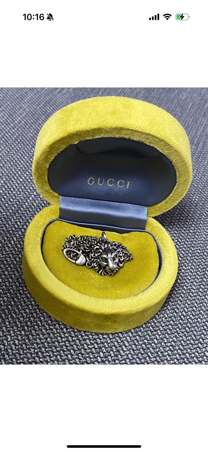 Gucci Lion Head Necklace