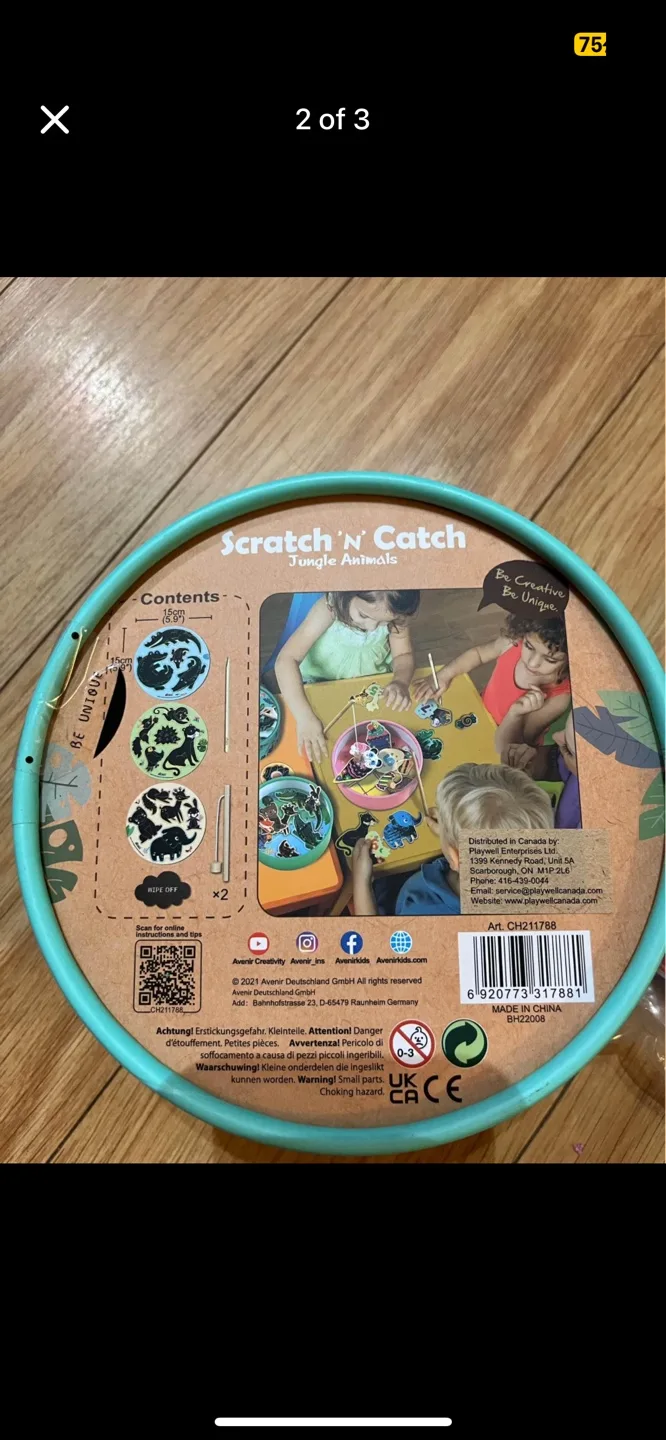 Avenir Scratch 'N Catch Jungle Animals image indicator(2)