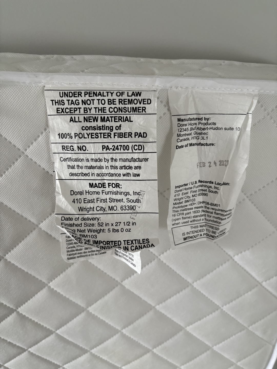 Safety 2-in-1 baby crib and Toddler Mattress - photo 4