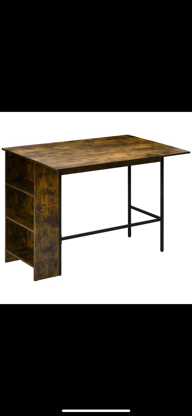 Dining Set (Extendable foldable table and 2 bar stools) - photo 3