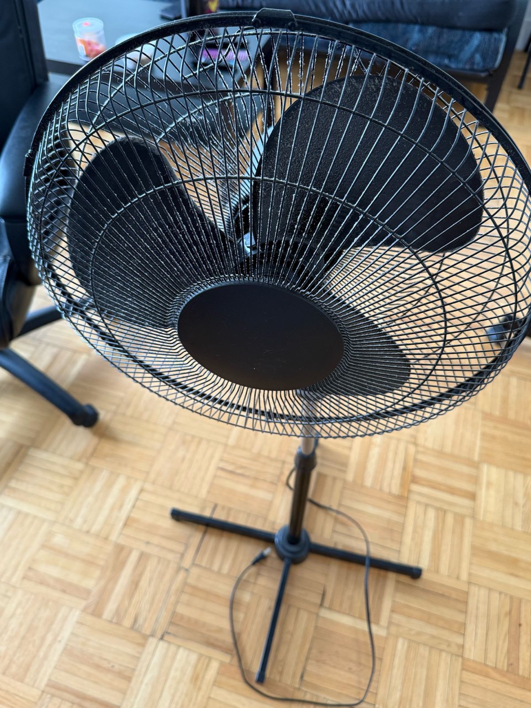Black Stand Fan