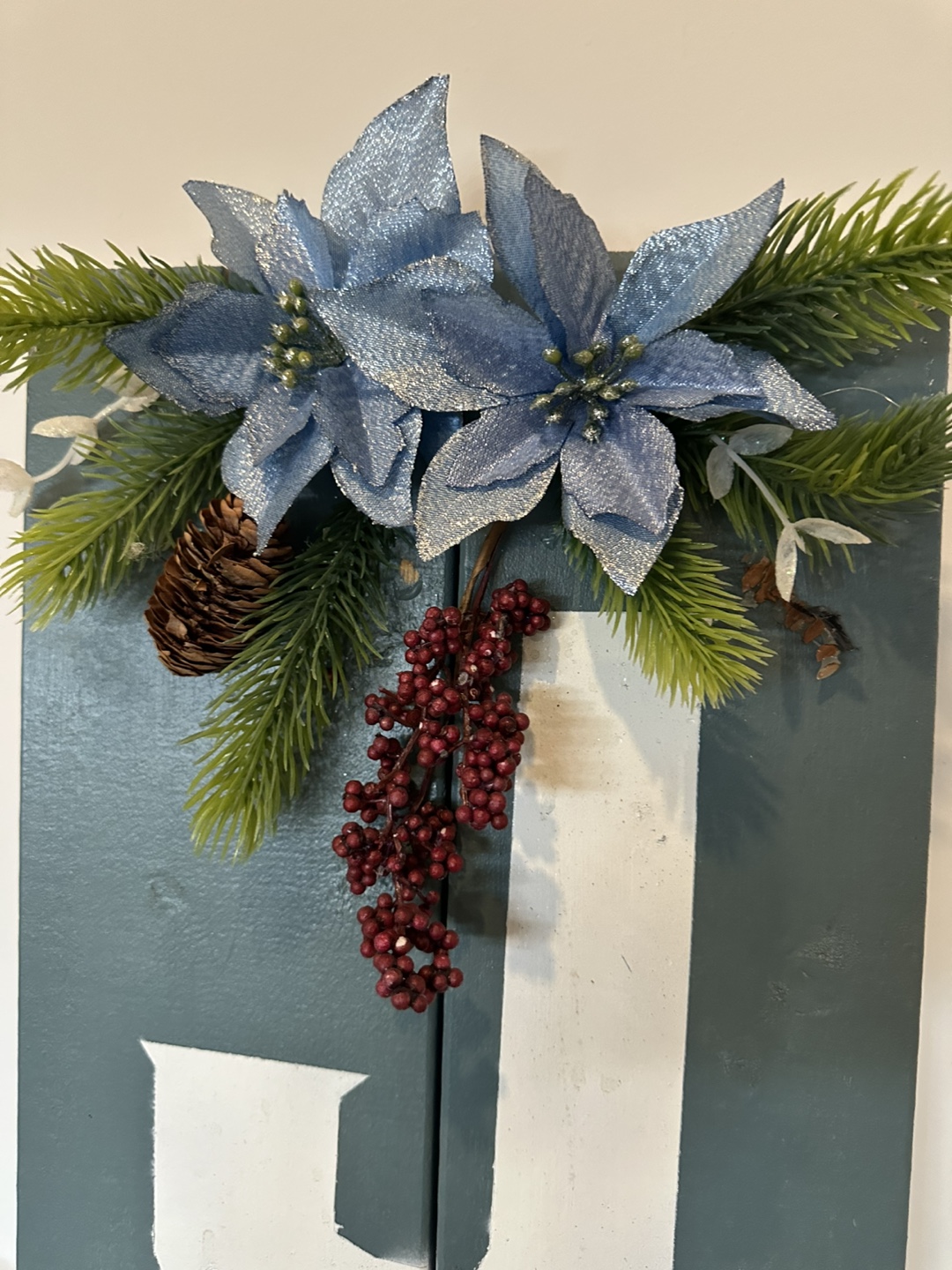 JOY Christmas Sign - Wooden Farmhouse Decor - photo 2