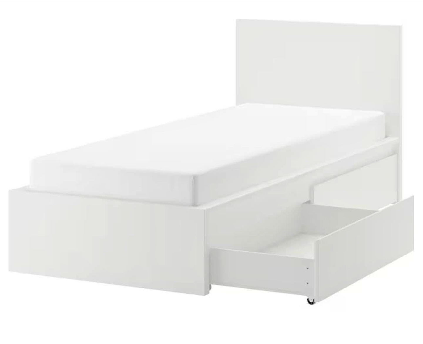 IKEA Malm Single/twin  Bed Frame with Storage - photo 5