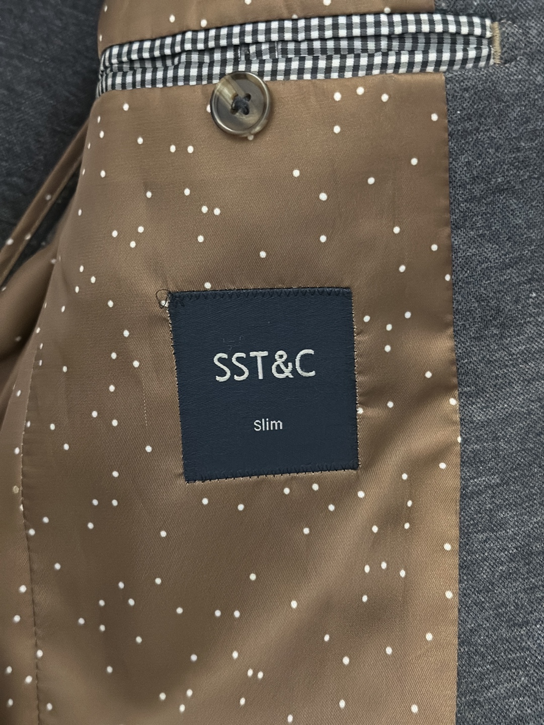 Men's Slim Fit Knit Blazer Jacket - photo 2