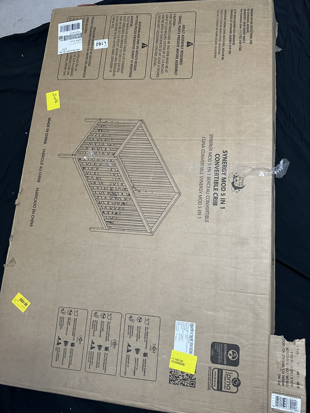 Dream On Me Synergy 5-in-1 Convertible Crib - Model #657 - photo 2