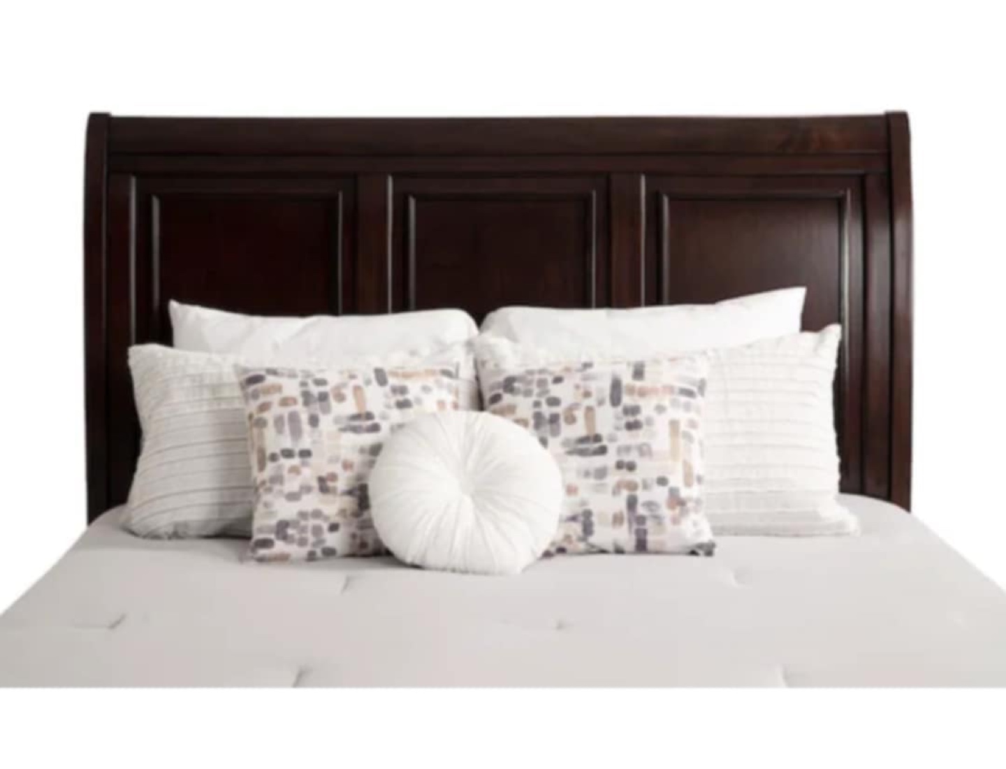 Dark Brown Sleigh Bed with Drawers - photo 3