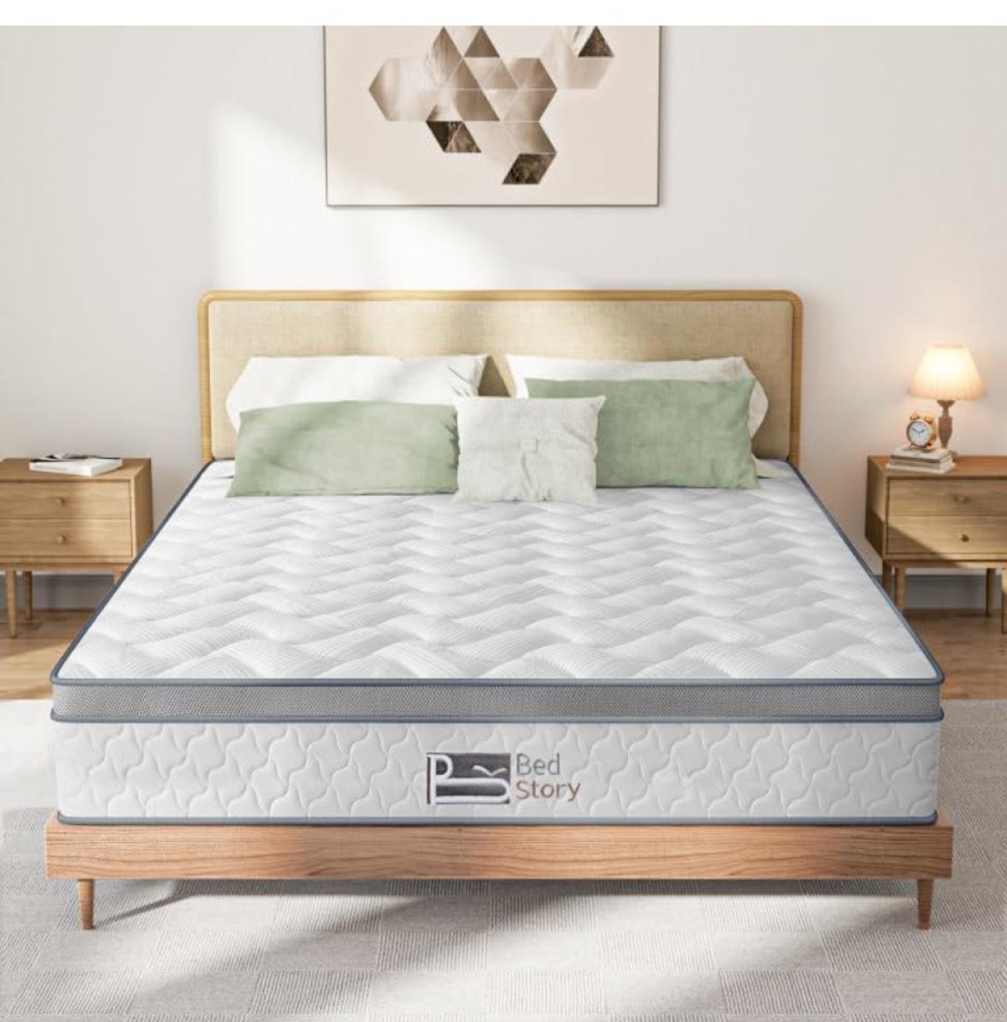 Queen size bed mattress 6” brand bed story