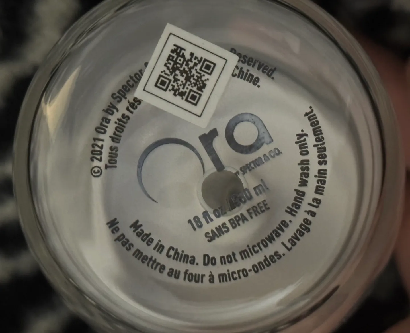 NEW 530ml double walled clear glass tumbler + straw image indicator(2)