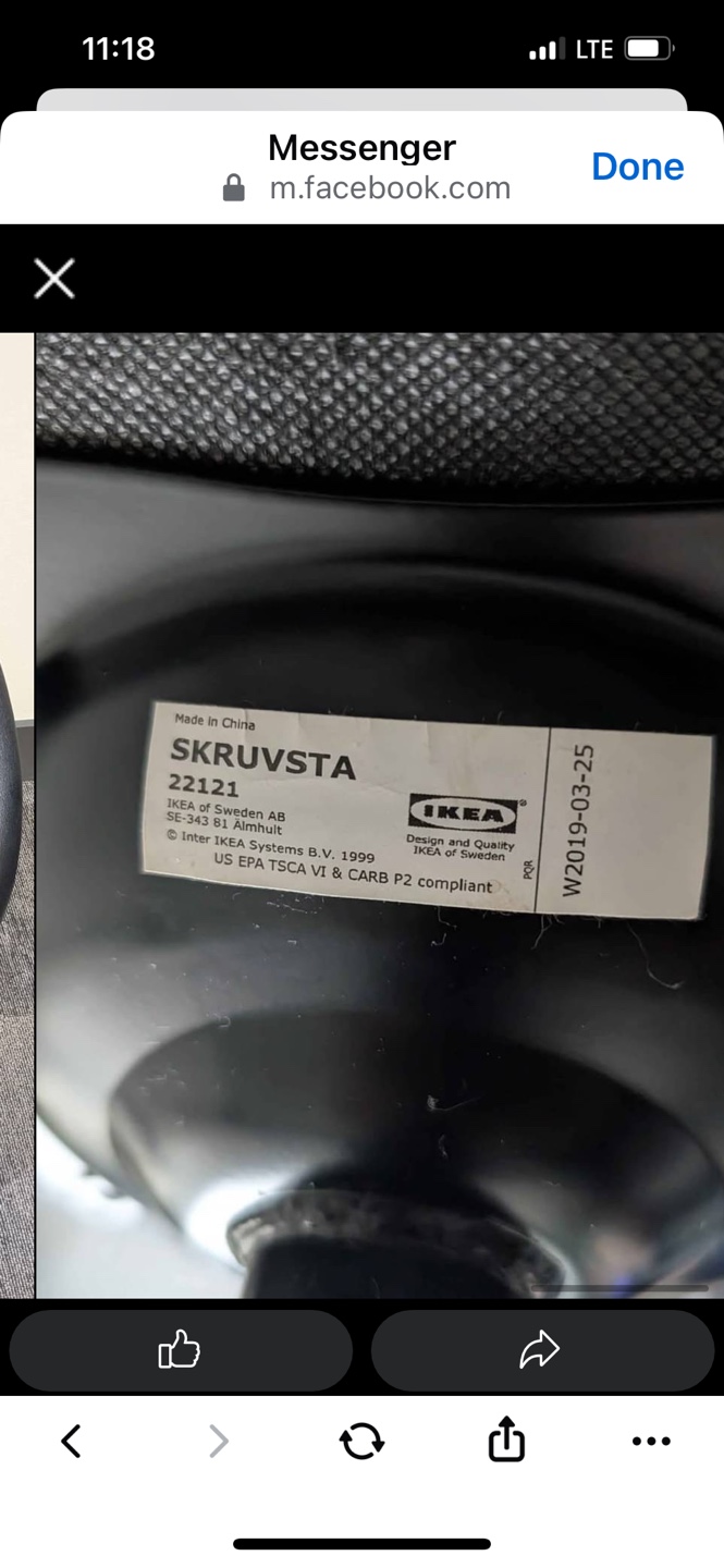 IKEA SKRUVSTA Swivel Chair - photo 2
