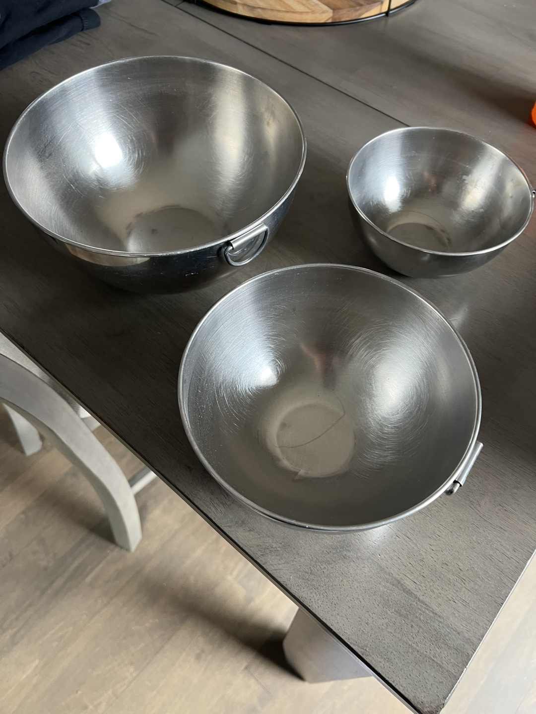 Set of 3 Stainless Steel Mixing Bowls - photo 3