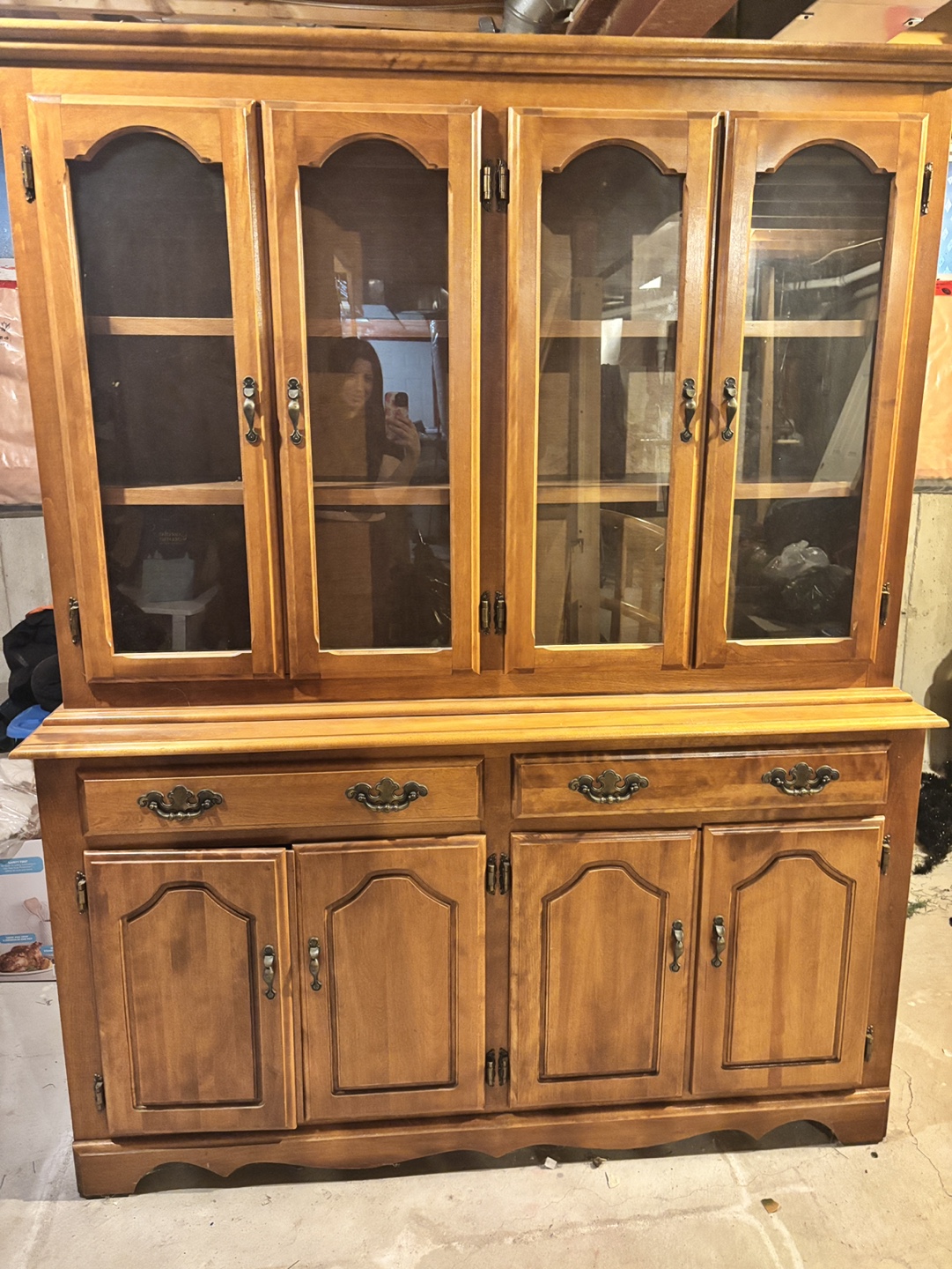 Beautiful Wooden oak Hutch