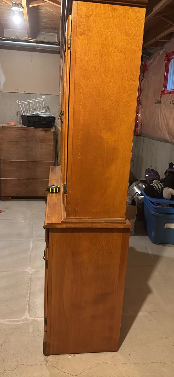 Beautiful Wooden oak Hutch image indicator(7)