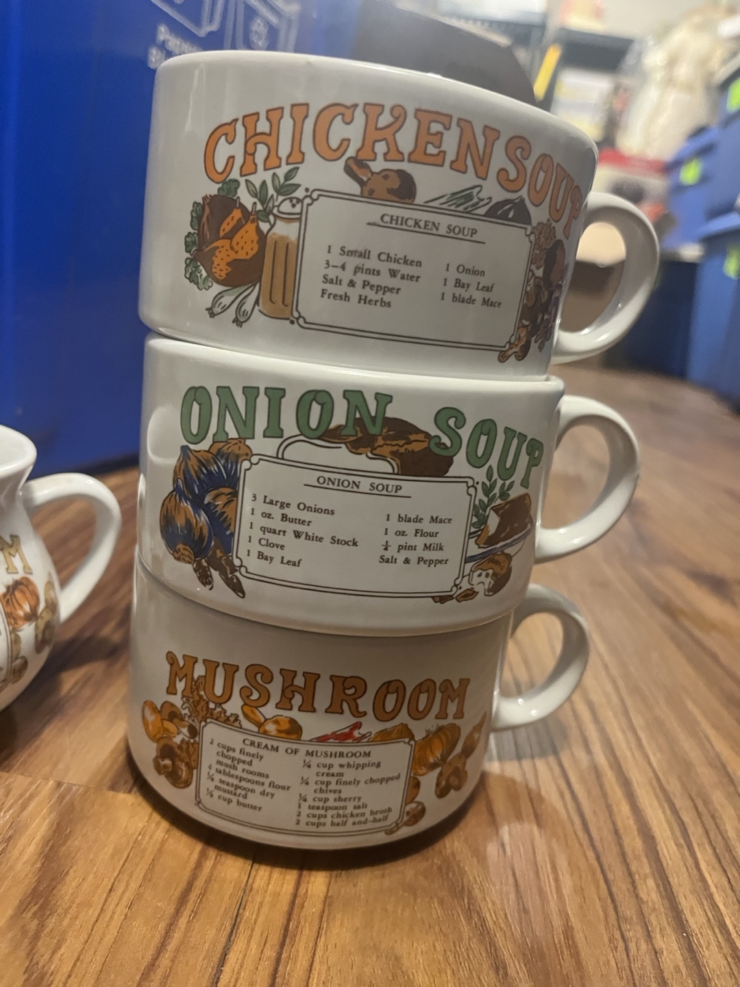 Vintage Soup Mugs Set of 5 - photo 2