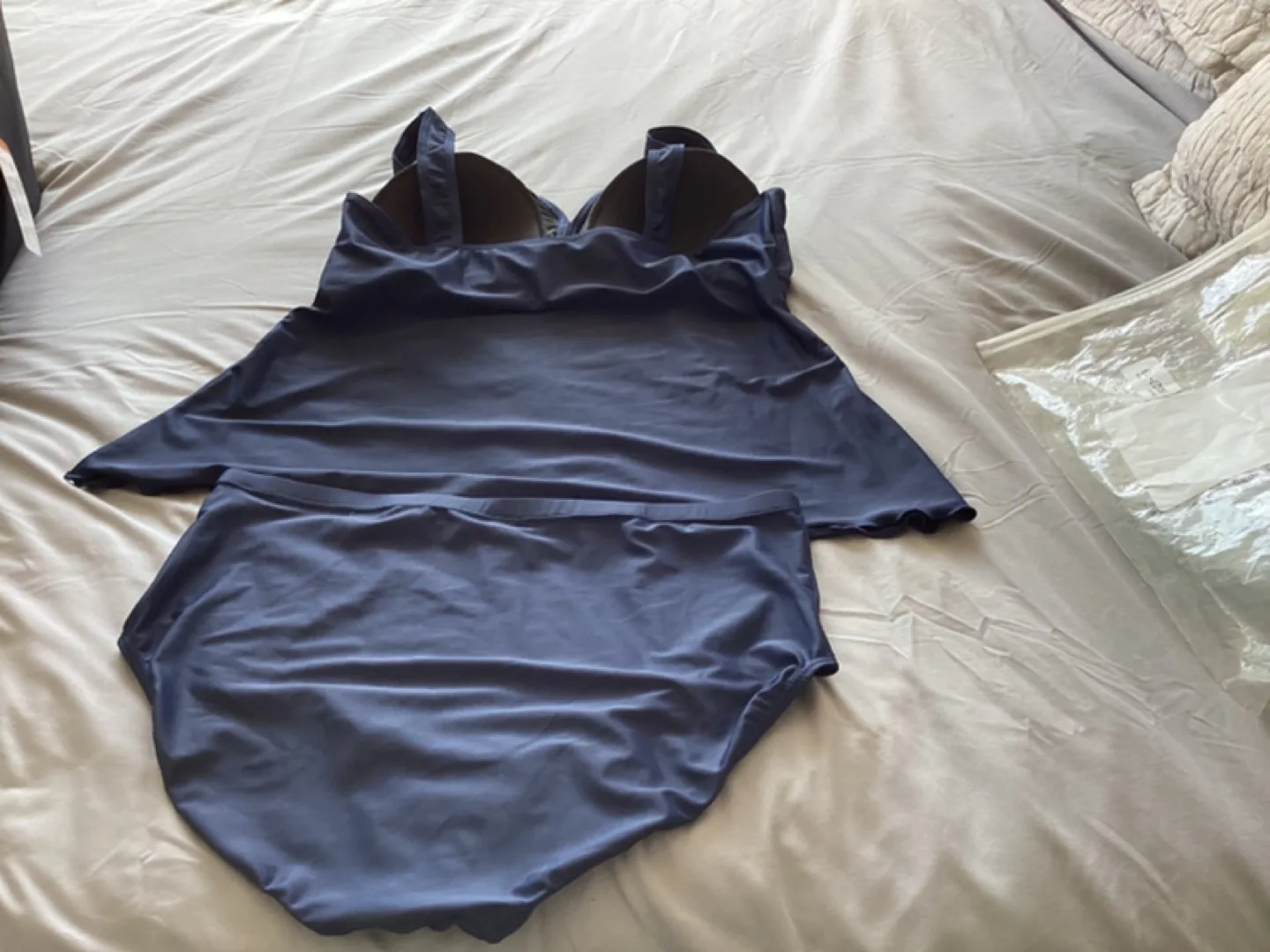 Women's Navy Blue Two-Piece Swimsuit - Size 18W image indicator(2)