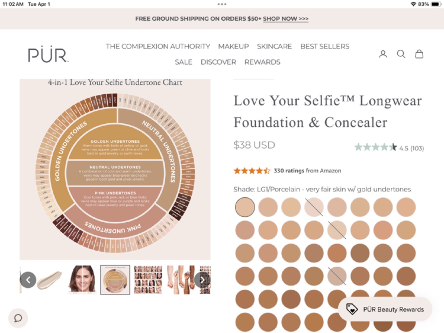 PUR 4-in-1 Love Your Selfie Foundation - photo 4