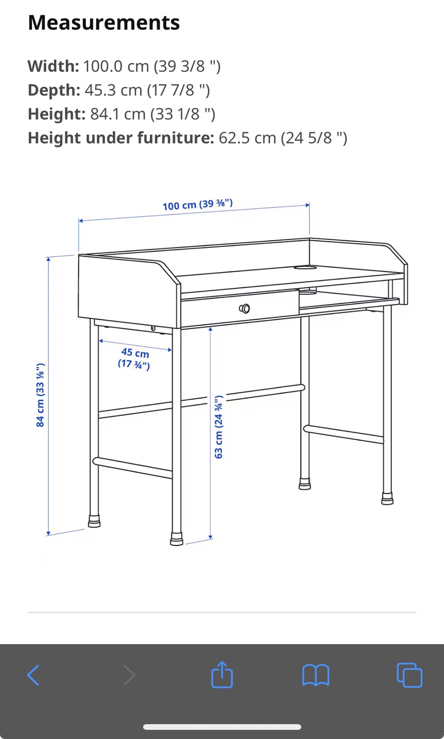 Grey computer Desk with - photo 3