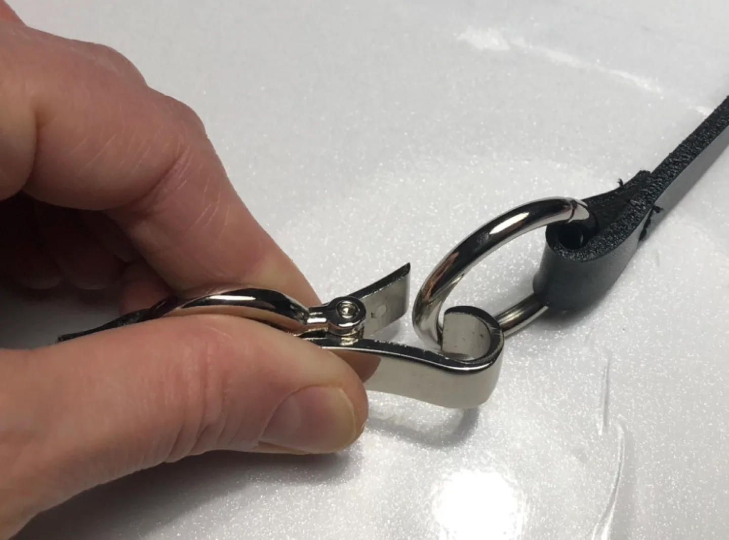 Genuine Leather Horsebit Buckle Belt - Size S image indicator(2)