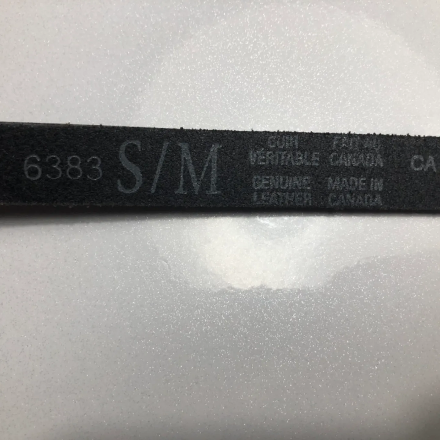 Genuine Leather Horsebit Buckle Belt - Size S image indicator(5)