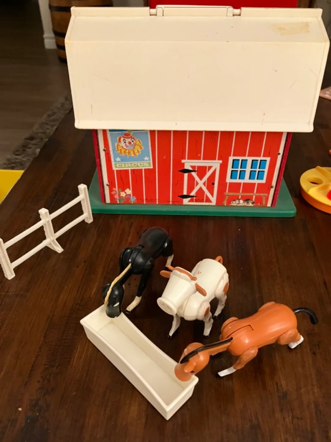 Vintage Fisher-Price Family Farm Playset with Animals image indicator(2)