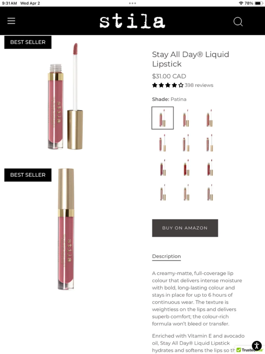 Stila Stay All Day Liquid Lipsticks image indicator(2)