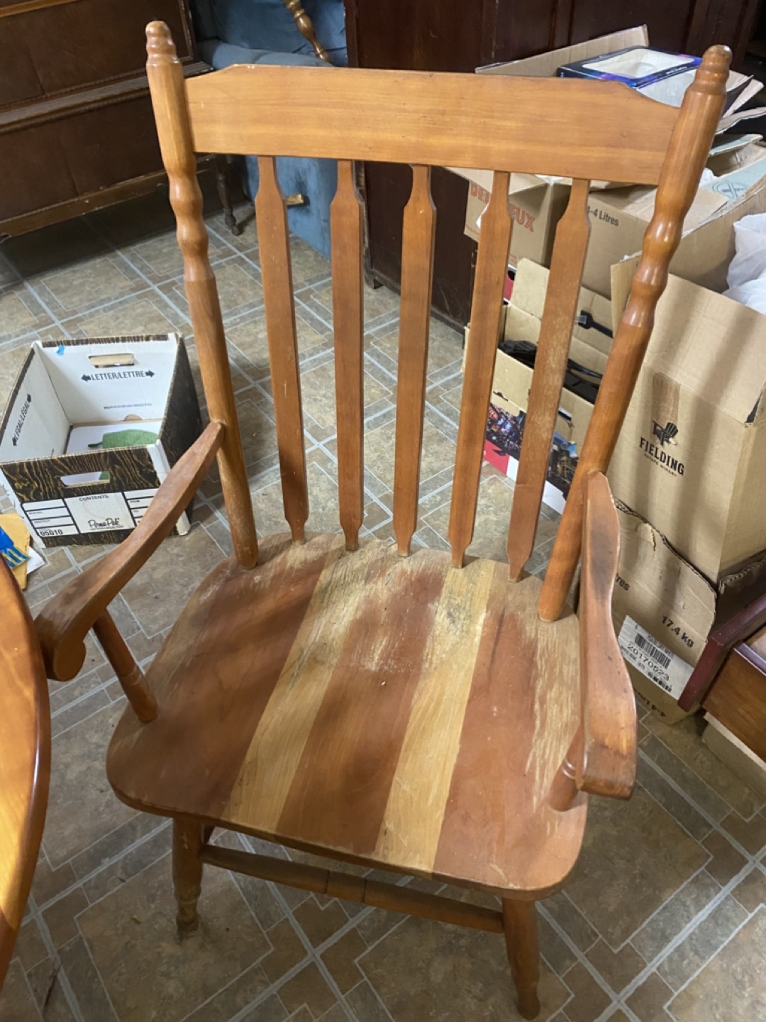 Oval Wood Dining Table Set with 4 Chairs - photo 3