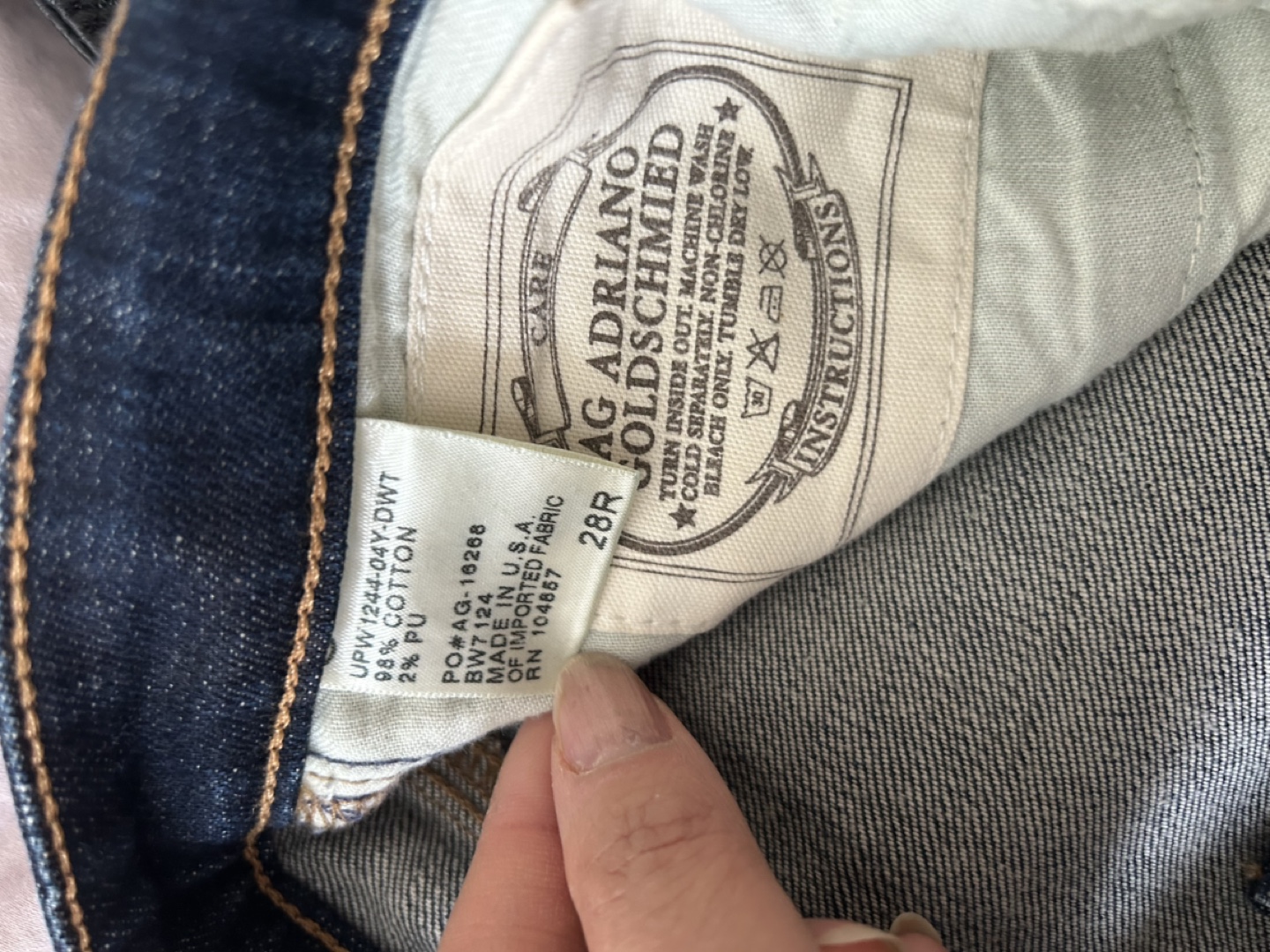 AG Adriano Goldschmied Premiere Denim Jeans - Size 28R - photo 5