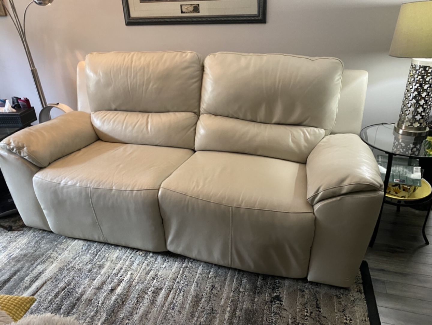 Reclining Leather Sofa electric